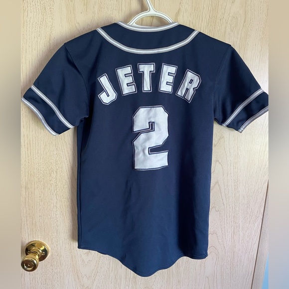 Tru Fan Series Derek Jeter New York Yankees Jersey Vintage  Sz Small S/P - Picture 1 of 9